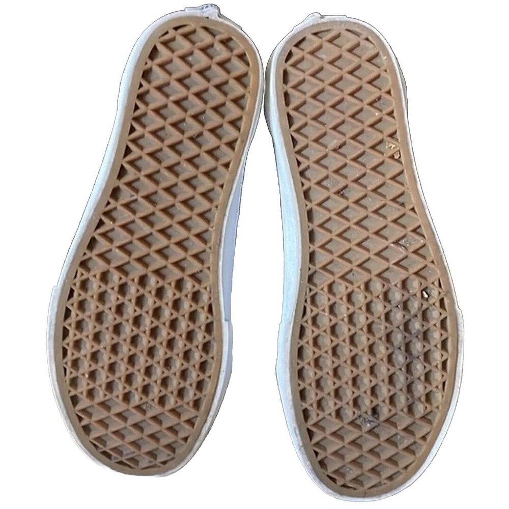 Vans Checker Women’s Skater Style Black White Size 6.5 Fast Shipping - Picture 6 of 7